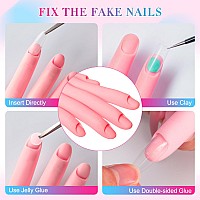 Buqikma Nail Practice Hand For Acrylic Nails Mannequin Hand For Nails Practice Flexible Bendable Fake Hand Manicure Nail Pract