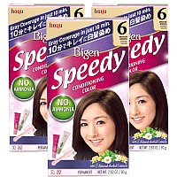 Bigen Speedy Conditioning Color Kit 6 Medium Brown 3 Pack