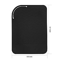 Sygile Silicone Heat Resistant Travel Mat Antiheat Pad For Hair Straighteners Curling Irons Flat Irons And Other Hot Styling