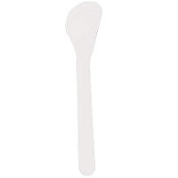 Spatula Round Tip Plastic White By Marianna For Unisex 12 Pc Applicator