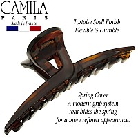 Camila Paris Cp2623 French Hair Clip For Women Narrow Strong Hold Grip Double Teeth Girls Hair Claw Clips Jaw Fashion Durable