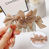 Rocutus 10 Pieces 20 Teeth Fancy Diy Metal Wire Twist Bridal Wedding Veil Combs For Women Mixed