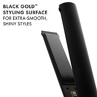 Hot Tools Pro Artist Black Gold Evolve Ionic Salon Hair Flat Iron Longlasting Finish For Straightening Hair 114 In Ht71