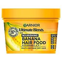 Garnier Ultimate Blends Hair Food Banana 3In1 Dry Hair Mask Treatment 390Ml