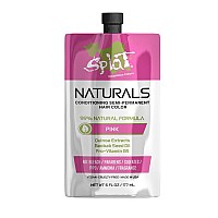 Splat Naturals Semipermanent Hair Color Pink 6 Fl Oz 95 Natural Hair Dye Formula Lasts Up To 30 Washes Vegan Crueltyf