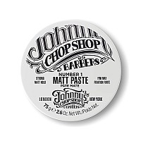 Johnnys Chop Shop 1 Mens Hair Styling Matte Paste Proquality Strong Hold Lasting Texture Natural Look Soybean Oil Protectio