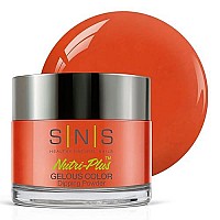 Sns Nail Dip Powder Gelous Color Dipping Powder Double Rose Orange Longlasting Acrylic Nail Color Polish Lasts 14 Days