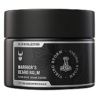 The Beard Struggle Warriors Beard Balm Silver Collection Viking Storm Nongreasy Lowhold Formula Luxurious Colognegrade