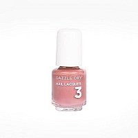 Dazzle Dry Nail Mini Lacquer Step 3 Less Is Mauve A Full Coverage Light Blushing Mauve Full Coverage Cream 017 Fl Oz