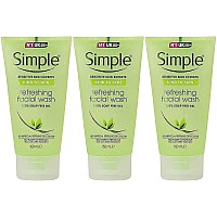 Simple Kind To Skin Refreshing Facial Gel Wash 507 Ounce 150 Ml Pack Of 3