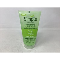 Simple Kind To Skin Refreshing Facial Gel Wash 507 Ounce 150 Ml Pack Of 3