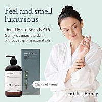 Milk Honey Liquid Hand Soap No 9 Moisturizing Hand Soap With Lavender And Tea Tree Fresh And Herbaceous Natural Hand Soap