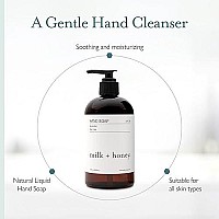 Milk Honey Liquid Hand Soap No 9 Moisturizing Hand Soap With Lavender And Tea Tree Fresh And Herbaceous Natural Hand Soap