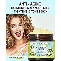 Botanical Beauty Moringa Oil Butter Pure Natural Virgin Unrefined Raw 8 Fl Oz 240 Ml For Face Skin Body Damaged Hair Nail