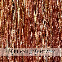 40 Hair Tinsel 100 Strands Sparkle Copper