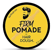 Hair Dough Mens Hair Pomade Firm Hold And Moderate Shine Pomade For Men Water Based And Lightly Scented For Straight Thick An