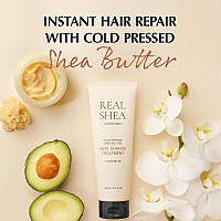 Rated Green Real Shea Real Change Treatment Shea Deep Conditioning Hair Mask Dry Hair Treatment Organic Shea Butter Moistu