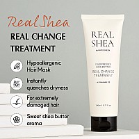 Rated Green Real Shea Real Change Treatment Shea Deep Conditioning Hair Mask Dry Hair Treatment Organic Shea Butter Moistu