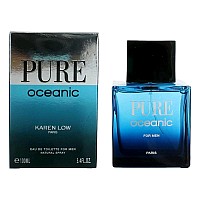 Pure Oceanic By Karen Low 34 Oz Eau De Toilette Spray For Men