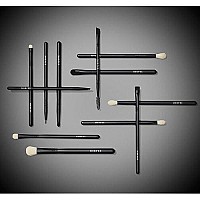 Morphe Eye Obsessed Makeup Brushes 12 Piece Eyeshadow Brush Set Lining Blending Angled Eyeshadow Brushes Made With Natu