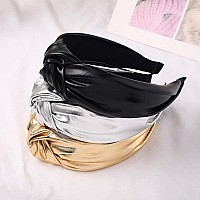 Ivyu Headbands Women Hair Head Band Knotted Wide Turban Headband Fashion Cute Hairbands Hair Accessories For Girls And Women Y