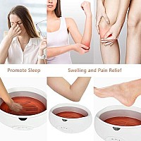 Ksalon Paraffin Wax Machine Paraffin Bath Quick Heating Wax Warmer For Hand And Feet With 800G Paraffin Wax