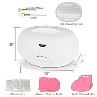 Ksalon Paraffin Wax Machine Paraffin Bath Quick Heating Wax Warmer For Hand And Feet With 800G Paraffin Wax