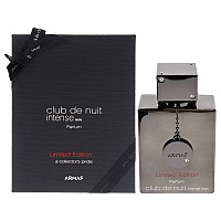 Armaf Club De Nuit Intense Men Limited Edition Pure Parfum Black Woody Spicy Masculine Scent 36 Fl Oz