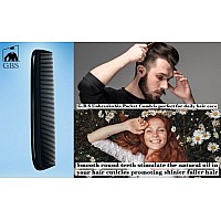 Gbs 15 For Mens Hair Black Pack Pocket Size Beard Mustache Combs Unbreakable 15 All Fine Sideburns For Travel Effortless Gl