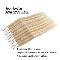 Sassina Semipermanent Real Tape In Human Hair Extensions Remy Hair Double Sided Skin Wefts Mixed Color Two Tone Dirty Brown Mix