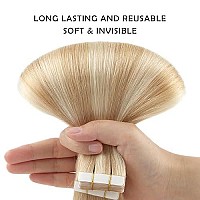 Sassina Semipermanent Real Tape In Human Hair Extensions Remy Hair Double Sided Skin Wefts Mixed Color Two Tone Dirty Brown Mix