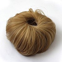 Liliyab Hair Bun Piece Scrunchy Bun Hair Pieces Straight Extension Elastic Scrunchie Ponytail Hair Accessoriesstr 18H613