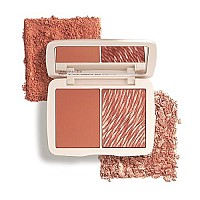 Cover Fx Monochromatic Powder Blush Duo Warm Honey Bronzed Rose Matte Shimmer Finish Create Custom High Impact Color