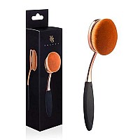 Yoseng Oval Foundation Brush Second Largest Toothbrush Makeup Brushes Fast Flawless Application Liquid Cream Powder Foundation S