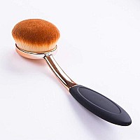 Yoseng Oval Foundation Brush Second Largest Toothbrush Makeup Brushes Fast Flawless Application Liquid Cream Powder Foundation S