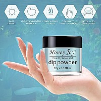 Honey Joy 6 Boxset Light Blue Pink Purple Green Dip For Nails Powder Kit Chocolate Glaze Fine Dipping Powder Colors No Need Lam