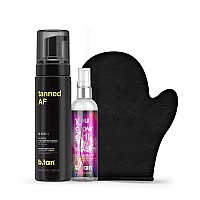 Btan Dark Self Tan Face Mist Kit Btan Glow Bundle Self Tanning Mousse With You Glow Girl Gradual Face Body Mist W Se