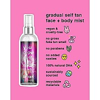 Btan Dark Self Tan Face Mist Kit Btan Glow Bundle Self Tanning Mousse With You Glow Girl Gradual Face Body Mist W Se