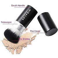 Brush Master Retractable Kabuki Makeup Brush For Blush Bronzer Foundation Powder Travel Face Cosmetic Brush