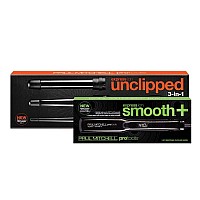 Paul Mitchell Pro Tools Express Ion Smooth Flat Iron With Express Ion Unclipped 3In1 Curling Iron Set