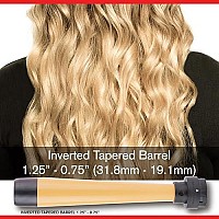 Chi Interchangeable Curling Wand 3 Barrel Attachments For Versatile Curls 05125 Inverted Tapered Barrel 1 15 Barrel