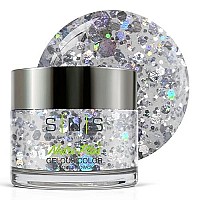 Sns Nail Dip Powder Gelous Color Dipping Powder Silver Pagoda Metallicssilver Glitter Longlasting Dip Nail Color Dip N