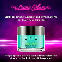 Sns Nail Dip Powder Gelous Color Dipping Powder Neon Tetra Turquoiseaqua Neon Longlasting Dip Powder Nail Color Lasts