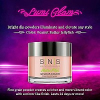 Sns Nail Dip Powder Gelous Color Dipping Powder Peanut Butter Jellyfish Peachglow Longlasting Dip Powder Nail Color Las