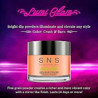 Sns Nail Dip Powder Gelous Color Dipping Powder Crash Burn Orangeneon Longlasting Dip Powder Nail Color Lasts 14 Days