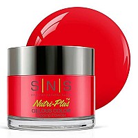 Sns Nail Dip Powder Gelous Color Dipping Powder Mandarin Fish Redneon Longlasting Dip Powder Nail Color Lasts 14 Days