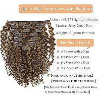 Clip In Human Hair Extensions Afro Jerry Curly 3B 3C Real Hair Clip In Extensions For Black Women Natural Black Color 100 Brazi