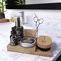 Striking Viking Beard Grooming Kit Includes Caddy Beard Care Oil And Balm Beard Shampoo Wooden Comb Beard Brush Trimming