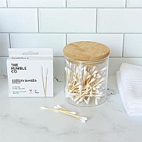 The Humble Co Bamboo Cotton Swabs 600 Count Cotton Swabs And Cotton Buds For Ears Makeup Pet Care And Cleaning White