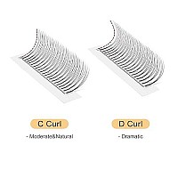 Volume Lash Extensions 3D 007Mm C Curl Mix916Mm Short Stem Premade Fans Softoptinal 3D4D5D6D7D8D 007010Mm Cd 820Mm